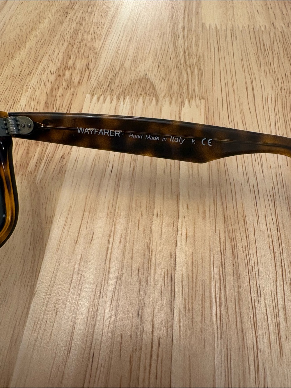 Ray-Ban RB4340 Wayfarer Tortoise Sunglasses Made in Italy - Picture 5 of 5